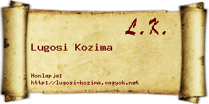 Lugosi Kozima névjegykártya